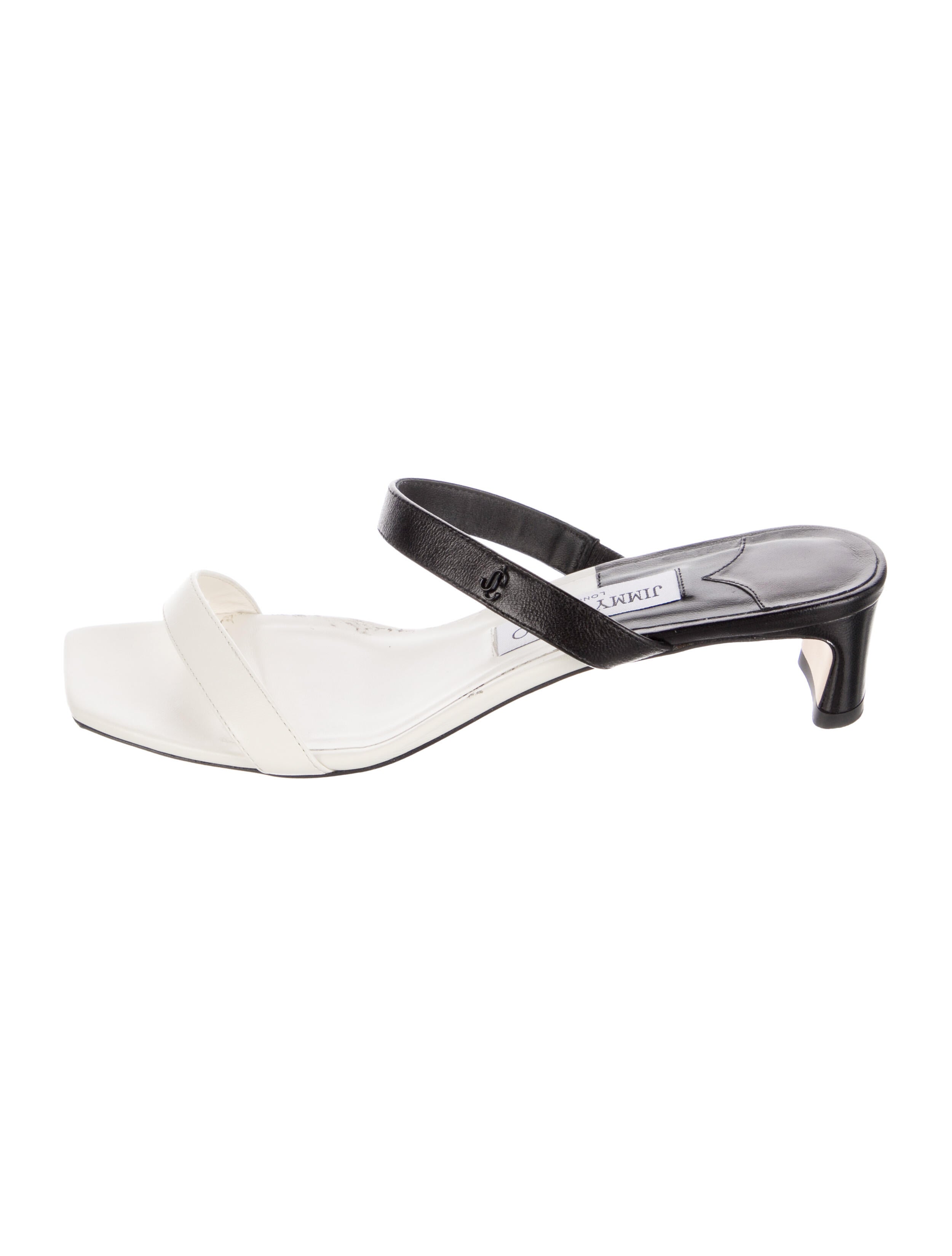 Jimmy Choo Leather Slides