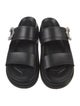 Jimmy Choo Leather Crystal Embellishments Slides