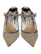 Jimmy Choo Mesh Patterned Mules