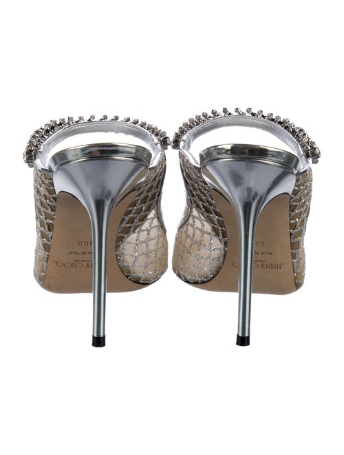 Jimmy Choo Mesh Patterned Mules