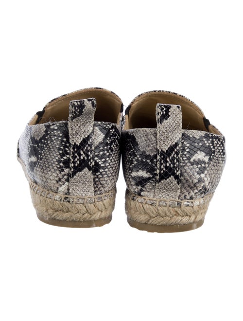 Jimmy Choo Snakeskin Animal Print Espadrilles