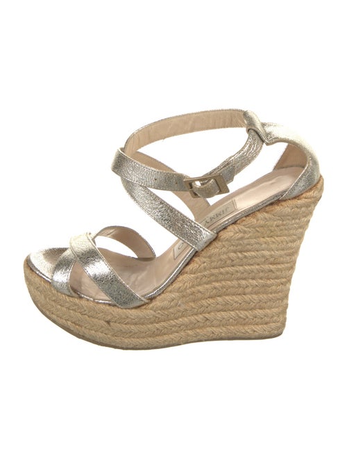 Jimmy Choo Leather Espadrilles