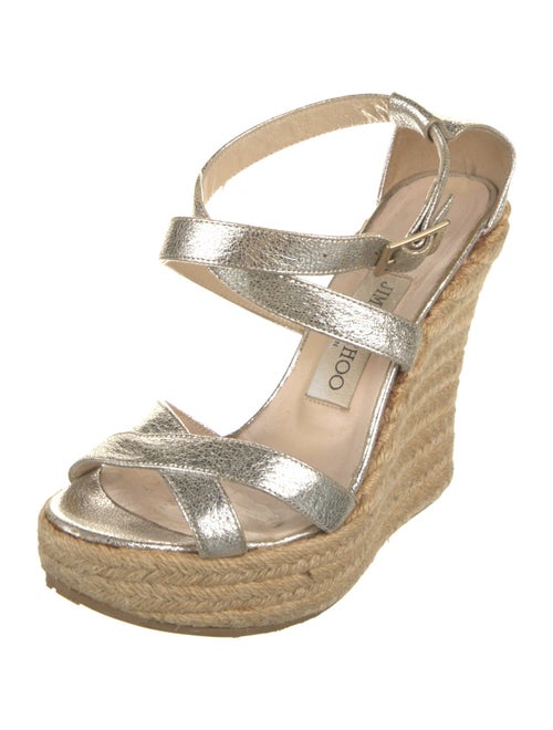 Jimmy Choo Leather Espadrilles