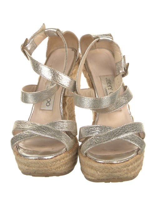 Jimmy Choo Leather Espadrilles