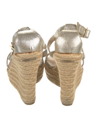 Jimmy Choo Leather Espadrilles