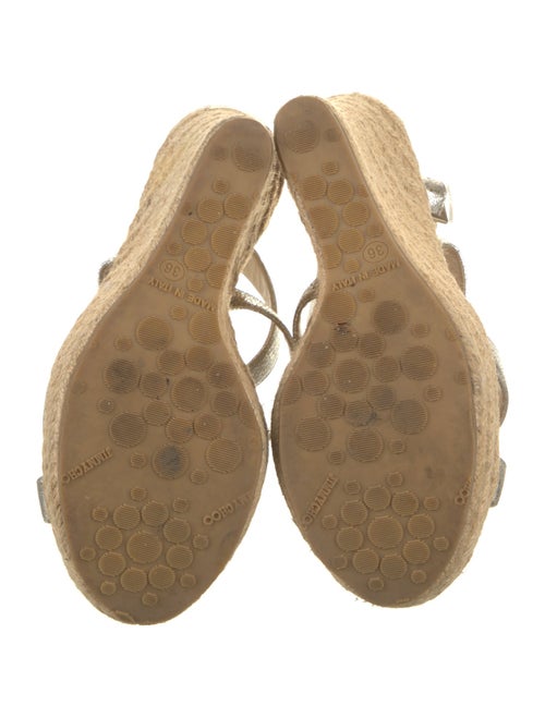 Jimmy Choo Leather Espadrilles