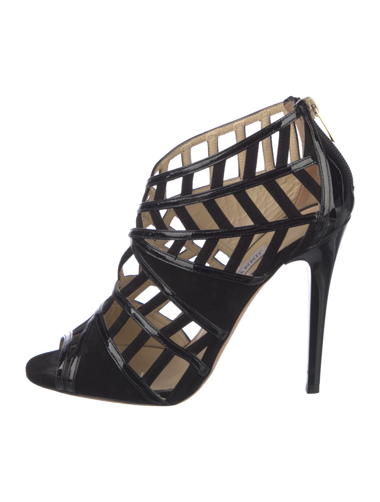 Jimmy Choo Suede Cutout Accent Sandals