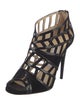 Jimmy Choo Suede Cutout Accent Sandals
