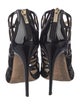 Jimmy Choo Suede Cutout Accent Sandals