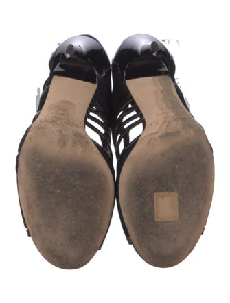 Jimmy Choo Suede Cutout Accent Sandals