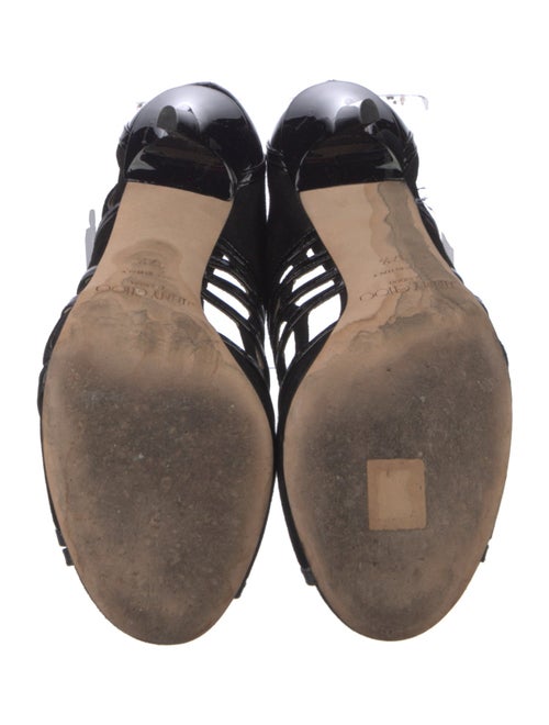 Jimmy Choo Suede Cutout Accent Sandals