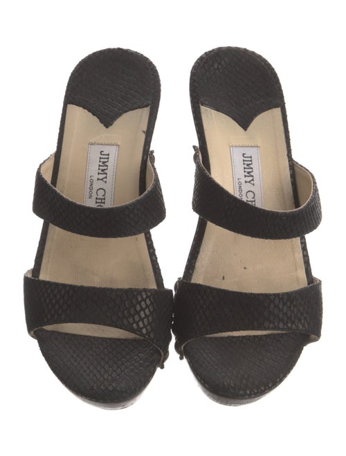 Jimmy Choo Leather Slides