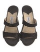 Jimmy Choo Leather Slides