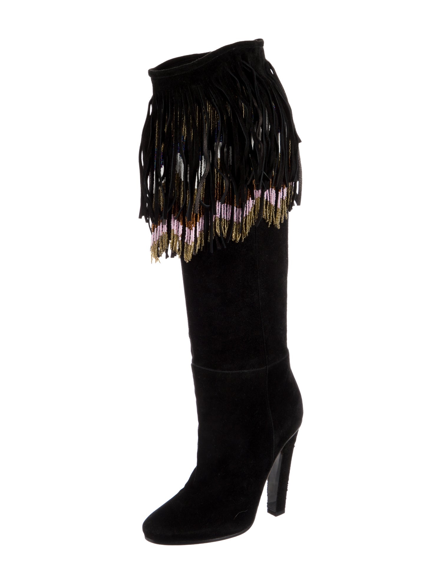 Jimmy Choo Suede Printed Boots