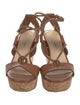 Jimmy Choo Leather T-Strap Sandals