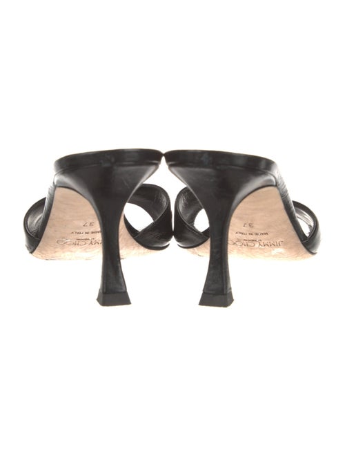 Jimmy Choo Leather Slides