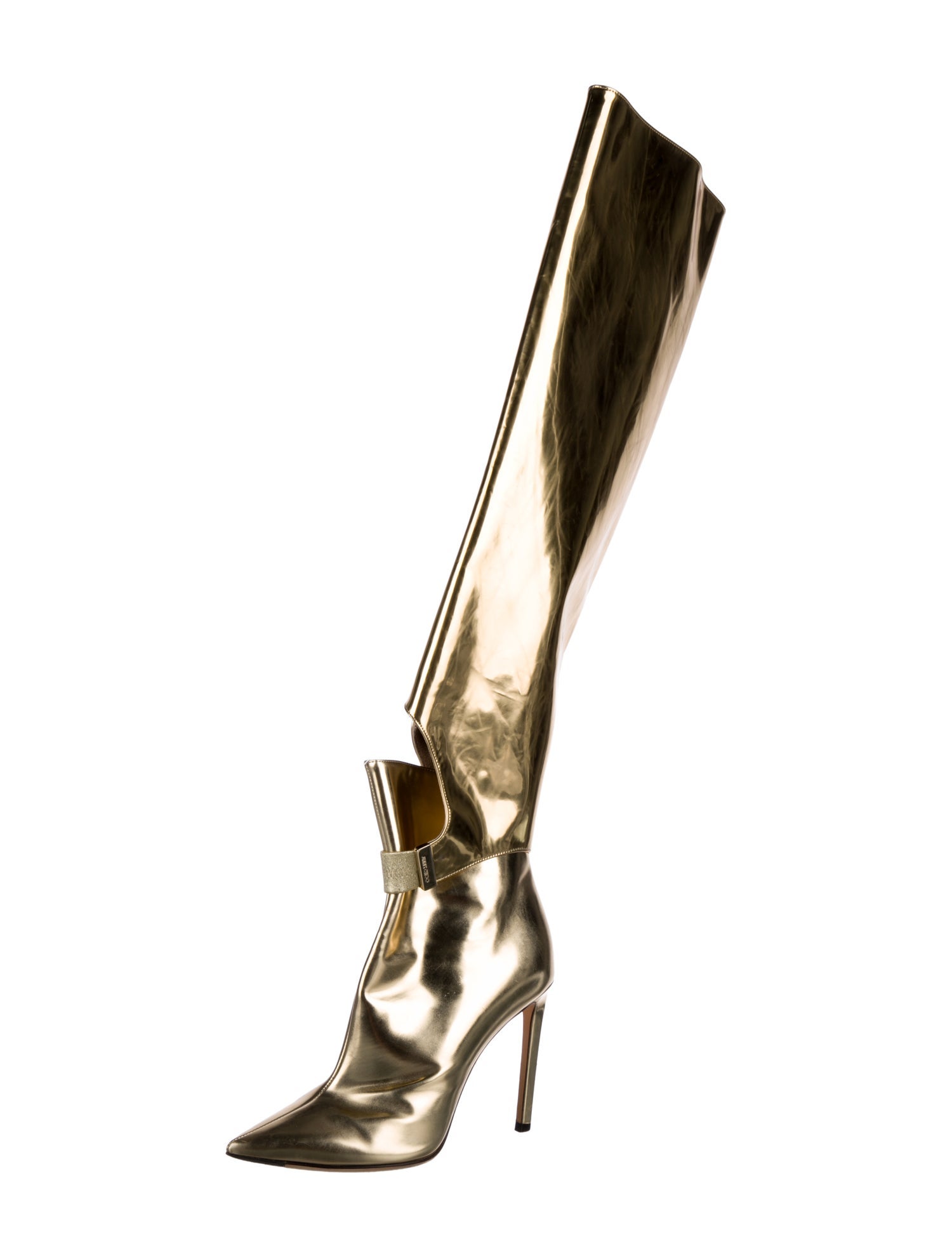 Jimmy Choo Leather Lace-Up Boots