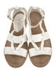 Jimmy Choo Leather Colorblock Pattern Espadrilles