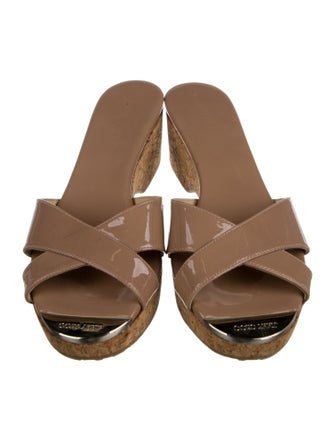 Jimmy Choo Patent Leather Slides