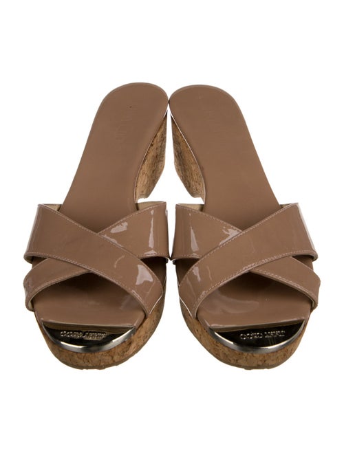 Jimmy Choo Patent Leather Slides