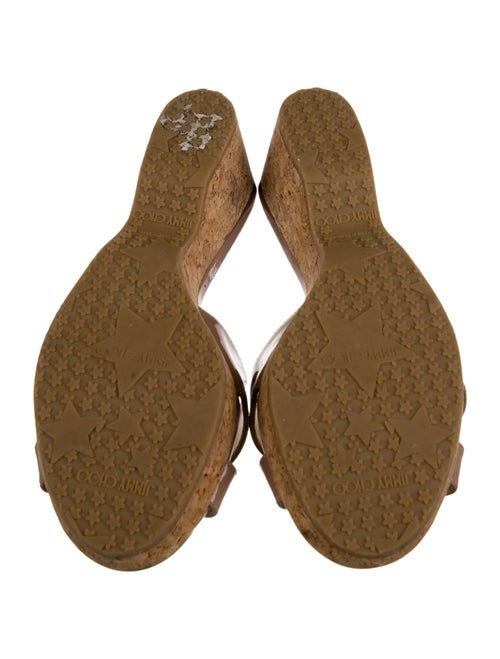 Jimmy Choo Patent Leather Slides