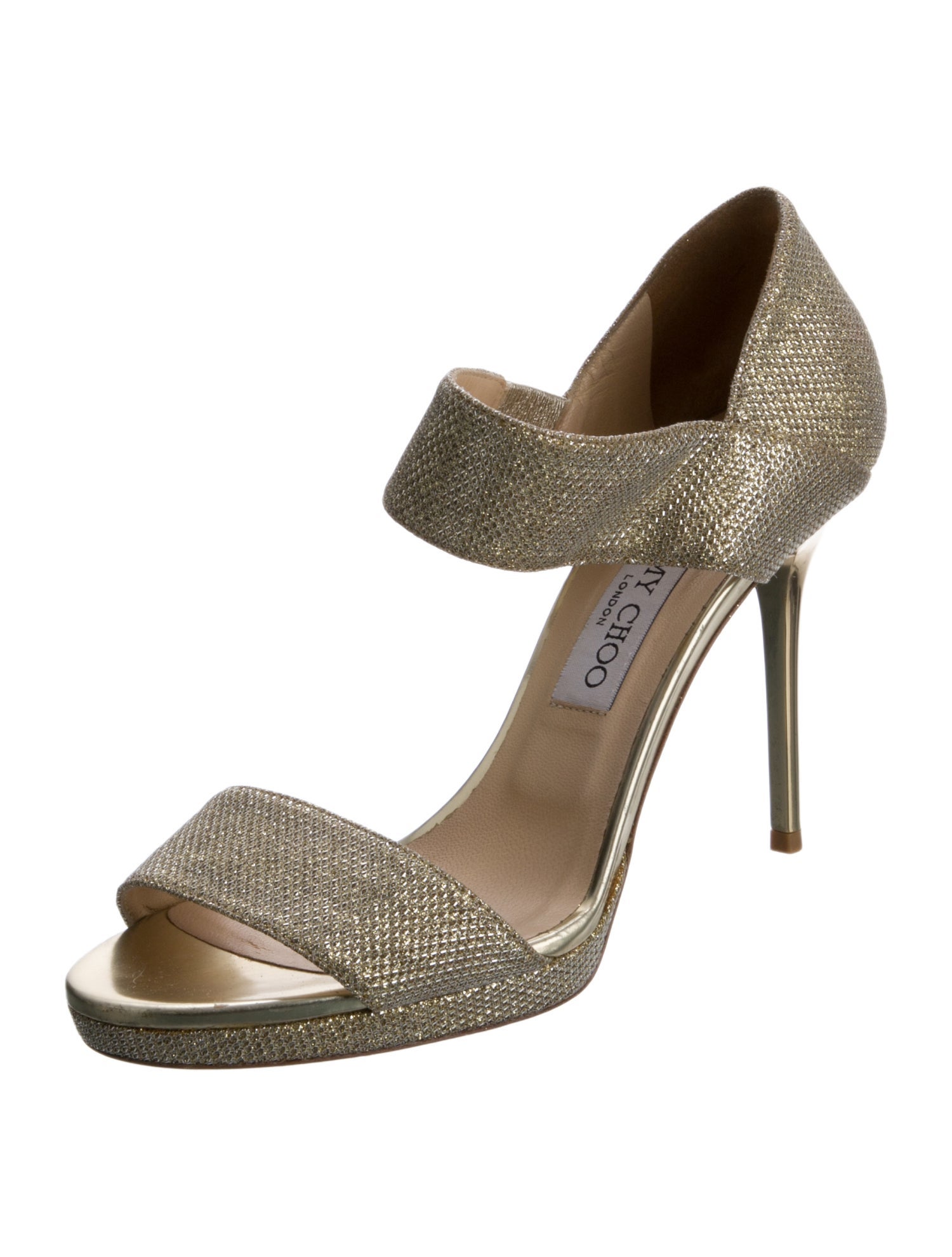 Jimmy Choo Glitter Sandals