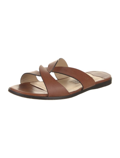 Jimmy Choo Leather Slides