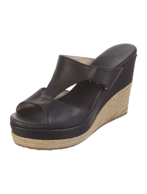 Jimmy Choo Leather Espadrilles