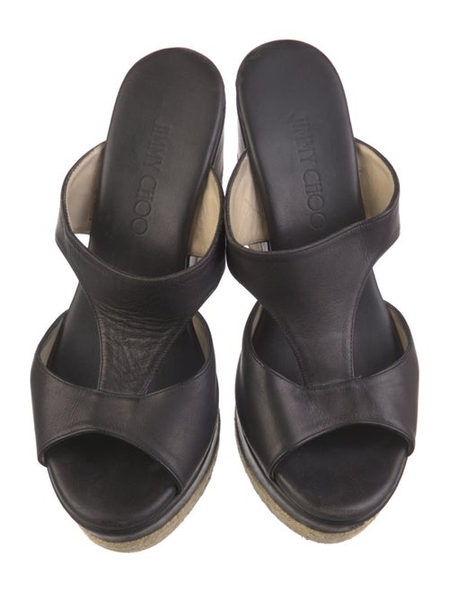 Jimmy Choo Leather Espadrilles