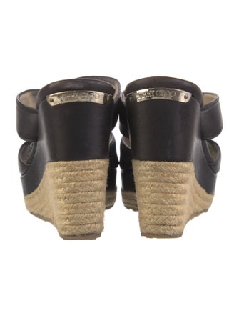 Jimmy Choo Leather Espadrilles