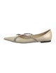 Jimmy Choo Suede D'Orsay Flats
