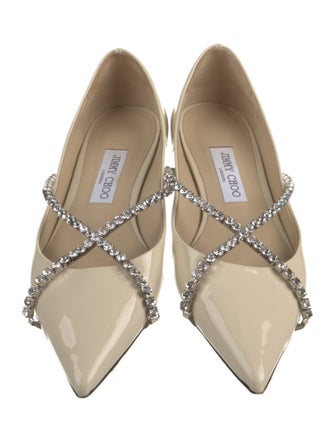 Jimmy Choo Suede D'Orsay Flats