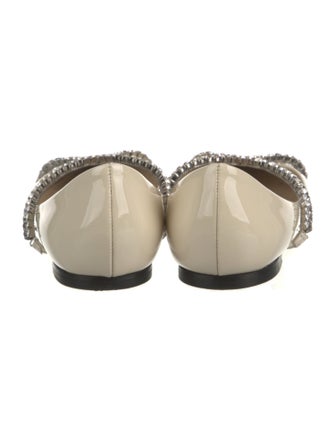 Jimmy Choo Suede D'Orsay Flats