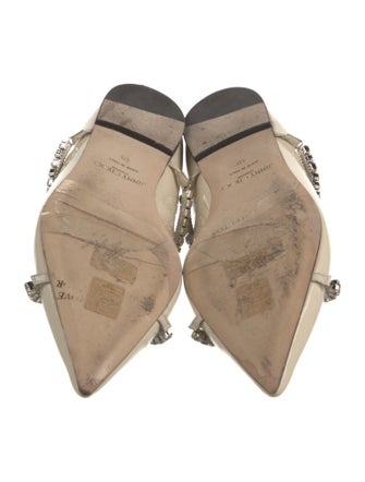 Jimmy Choo Suede D'Orsay Flats