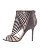 Jimmy Choo Snakeskin Animal Print Gladiator Sandals