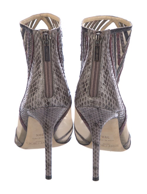 Jimmy Choo Snakeskin Animal Print Gladiator Sandals