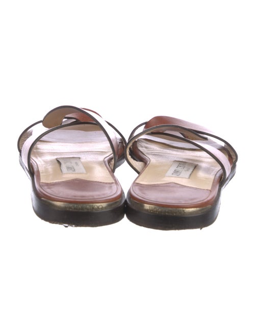 Jimmy Choo Leather Slides