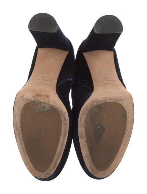 Jimmy Choo Velvet Lace-Up Boots