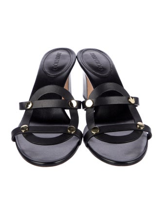 Jimmy Choo Leather Slides