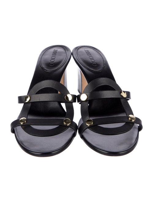 Jimmy Choo Leather Slides