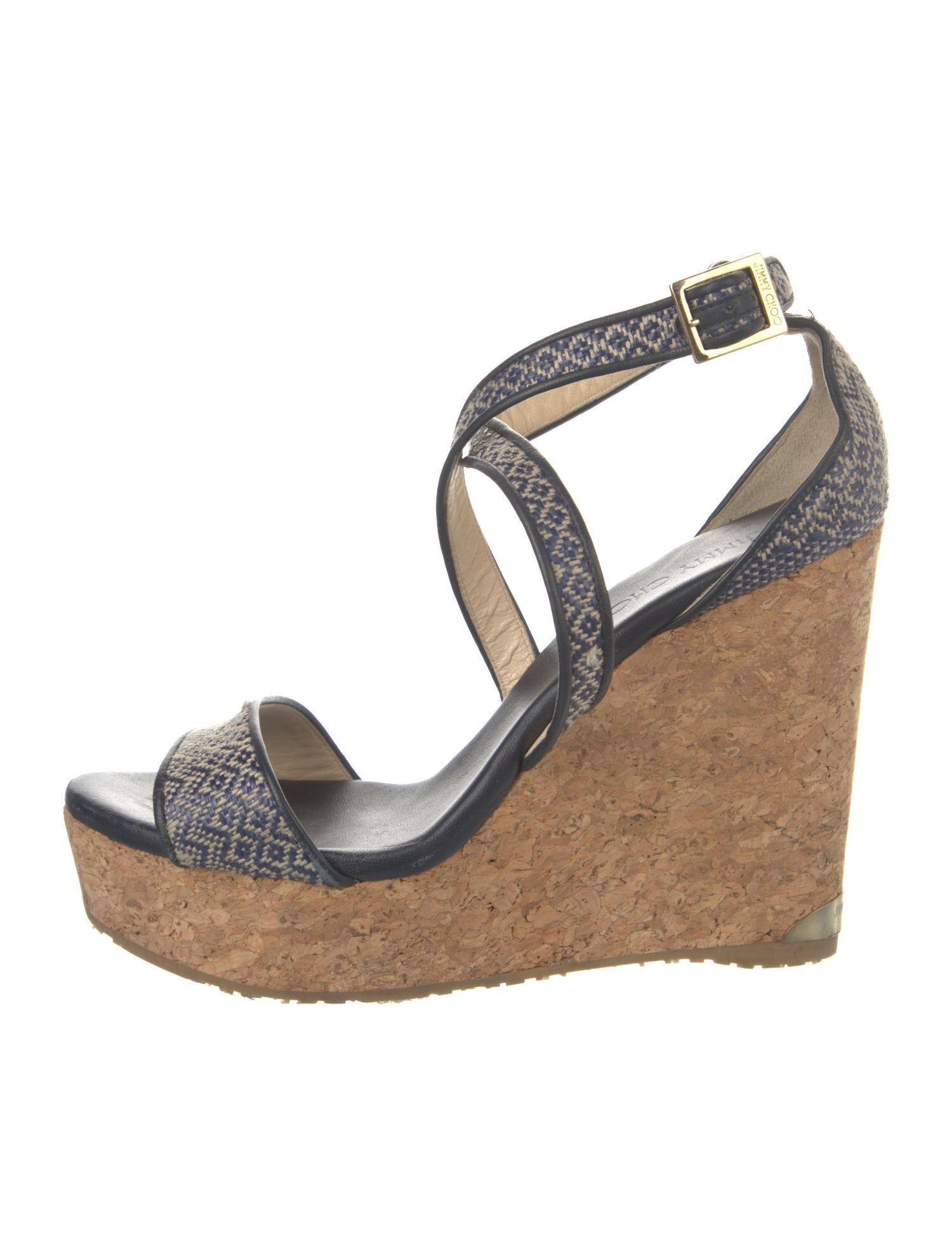 Jimmy Choo Leather Patterned Sandals