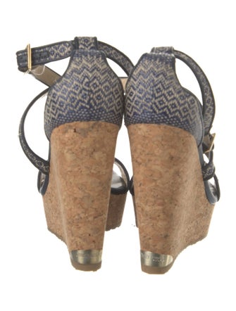 Jimmy Choo Leather Patterned Sandals