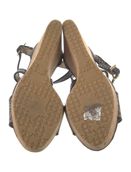 Jimmy Choo Leather Patterned Sandals