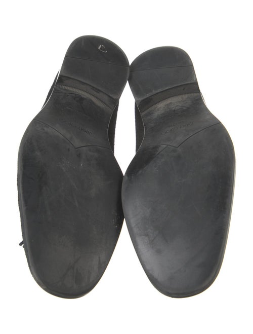 Jimmy Choo Suede Tassel Accents Loafers