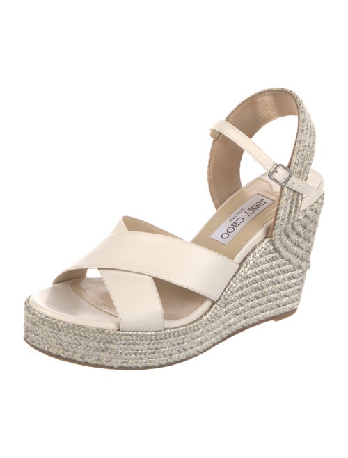 Jimmy Choo Leather Espadrilles