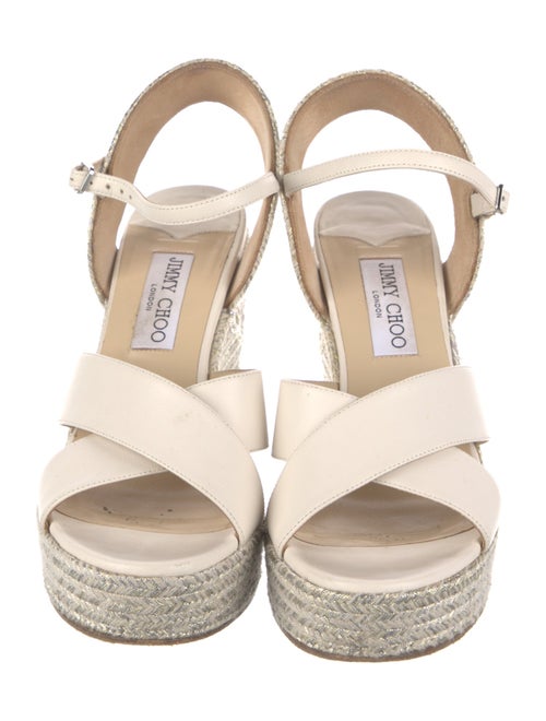 Jimmy Choo Leather Espadrilles