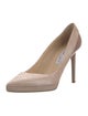 Jimmy Choo Embossed Leather Pumps