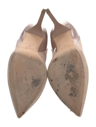 Jimmy Choo Embossed Leather Pumps