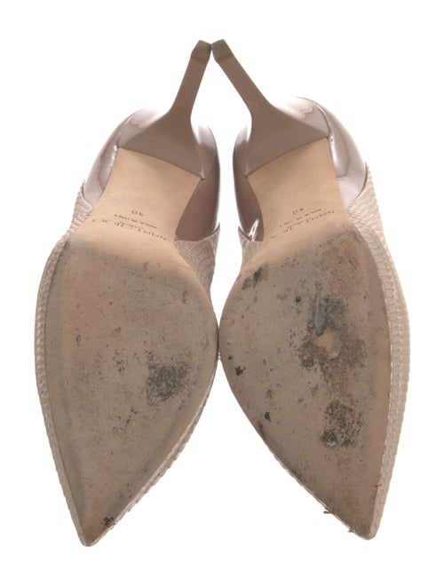 Jimmy Choo Embossed Leather Pumps