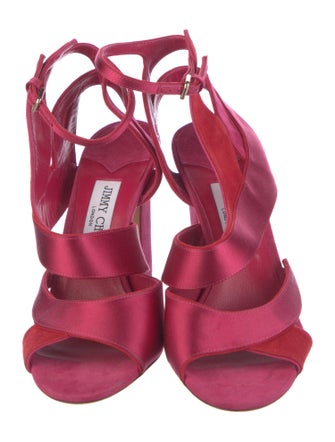 Jimmy Choo Satin Sandals